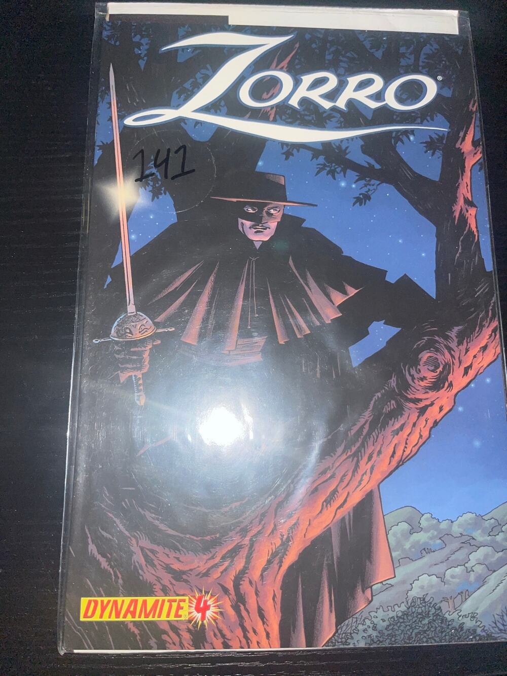 Zorro #4 from the 2008 series published by Dynamite Entertainment.